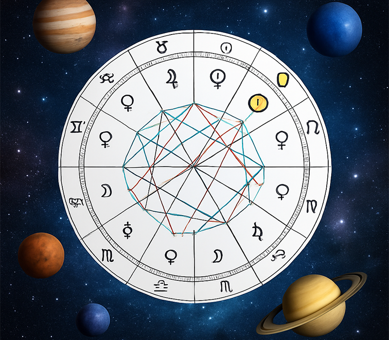Carta astral con tránsitos destacados del Retorno Solar