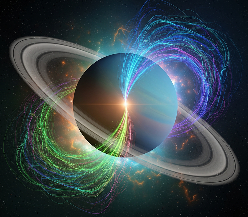 Saturno sextil Urano 2025