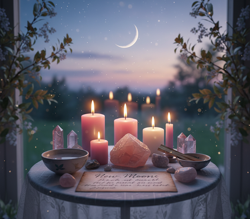 Ritual Luna Nueva en Libra Octubre 2025